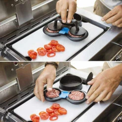 2 Presses à Burger Antiadhésives - Napoleon -Équipement De Barbecue 2 presses burger plastique napoleon 0629162700605 2