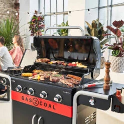 Barbecue Hybride Gaz Et Charbon Gas2Coal 440 - Char-Broil -Équipement De Barbecue barbecue gas2coal 440 hybride gaz et charbon charbroil 4260547594448 4