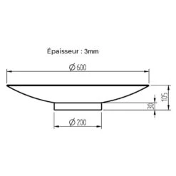 Brasero En Acier Corten Rond ⌀60 Cm - Nordic Flame -Équipement De Barbecue brasero acier corten esprit barbecue 2020000027720 5