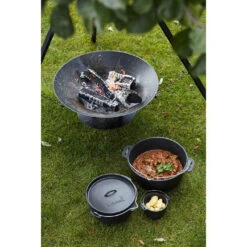 Brasero Junko ø60 Cm Fonte + Trépied + Grille Acier Chromé + Housse - Barbecook -Équipement De Barbecue brasero junko trepied grille housse barbecook 5400269202156 4