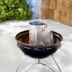 Cheminée D'allumage Weber Petit Modèle Barbecue Smokey Joe -Équipement De Barbecue cheminee dallumage weber petit modele smokey joe 0077924019494 3