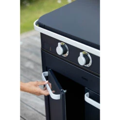 Combo Plancha Gaz Enosign 65 Bleu (Chariot Et Capot) - ENO* -Équipement De Barbecue combo plancha enosign 65 bleu capot eno chariot 3224780040040 3