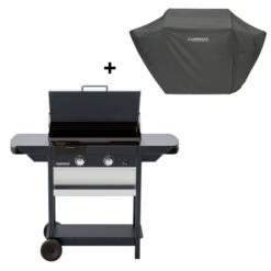 Équipement De Barbecue 10 Combo Plancha Gaz EX Plus (chariot + Couvercle) - Campingaz