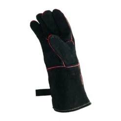 Paire Gants Barbecue Cuir Noir - Nordic Flame -Équipement De Barbecue gants barbecue cuir nordic flame 0085382675602 3