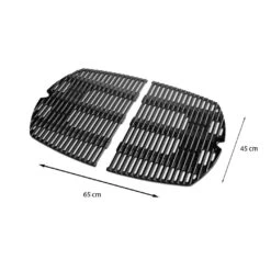 Grille De Cuisson Fonte émaillée Q300/Q3000 - Weber 8 Grille De Cuisson Fonte émaillée Q300/Q3000 - Weber -Équipement De Barbecue grille de cuisson pour q300 barbecue a gaz weber 0077924038853 2