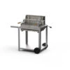 Barbecue Charbon Mendy Inox Marin + Chariot Inox + Tournebroche - Le Marquier -Équipement De Barbecue mendy inox sur chariot le marquier 3339380167155