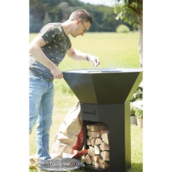 Brasero Plancha Nestor Original Noir Acier Galvanisé - Barbecook -Équipement De Barbecue nestor original noir barbecook 5404035700785 3