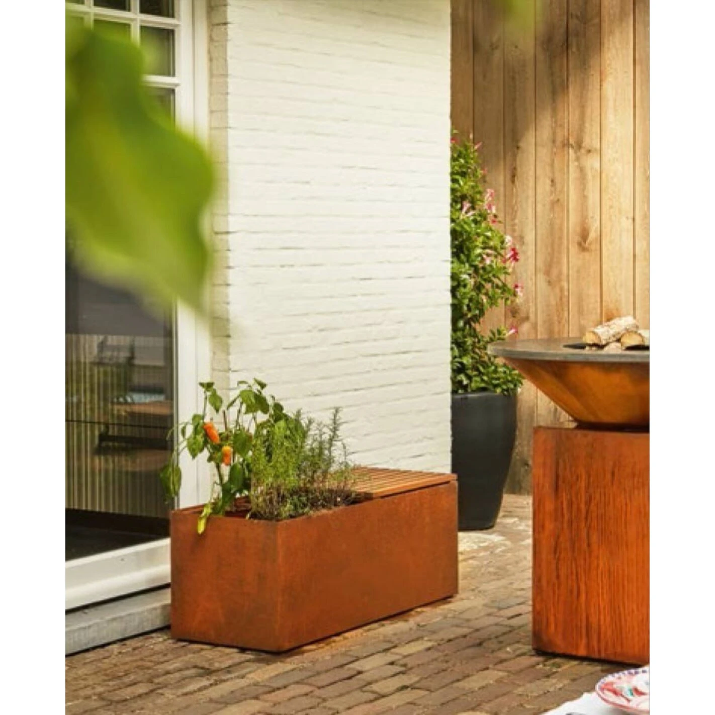 Banc Herb Garden En Acier Corten - Ofyr 4 Banc Herb Garden En Acier Corten - Ofyr – Image 2