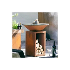 Pack Brasero Storage 85 Corten + Couvercle - OFYR 10 Pack Brasero Storage 85 Corten + Couvercle - OFYR -Équipement De Barbecue pack brasero plancha storage 85 corten couvercle 2020000033691 2
