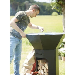 Pack Nestor Original Noir + Couvercle De Protection - Barbecook -Équipement De Barbecue pack nestor noir couvercle 2020000032397 2