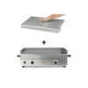 Pack Plancha Gaz Design 65 + Capot - Krampouz -Équipement De Barbecue pack plancha design 65 gaz capot 2020000033035