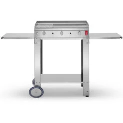 Pack Plancha Gaz Chef 80 Lisse + Chariot - Planet -Équipement De Barbecue pack plancha gaz chef 80 lisse chariot planet 2020000031956 2