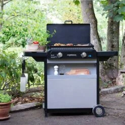 Plancha Gaz Sur Chariot Blue Flame EXLD - Campingaz -Équipement De Barbecue plancha gaz blue flame exld chariot campingaz 3138522114398 2