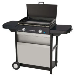 Équipement De Barbecue 13 Plancha Gaz Sur Chariot Blue Flame EXLD - Campingaz
