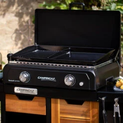 Plancha Gaz Blue Flame LXD Twin + Couvercle - Campingaz -Équipement De Barbecue plancha gaz blue flame lxd twin campingaz 3138522119416 5