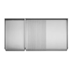 Plancha Gaz Encastrable Oasi 80 Mix Lisse Rainurée - Planet 9 Plancha Gaz Encastrable Oasi 80 Mix Lisse Rainurée - Planet -Équipement De Barbecue plancha inox gaz oasi 80 mix rainuree lisse planet 8033945789084 2