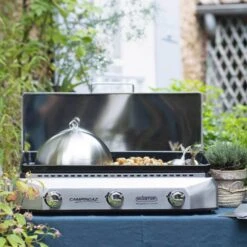 Plancha Gaz Master 3 LX + Couvercle - Campingaz -Équipement De Barbecue plancha master 3 lx campingaz 3138522112189 7