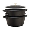 Set De 2 Cocottes En Fonte Staub Empilables - Ofyr -Équipement De Barbecue set 2 cocottes empilables staub ofyr 6019909622637