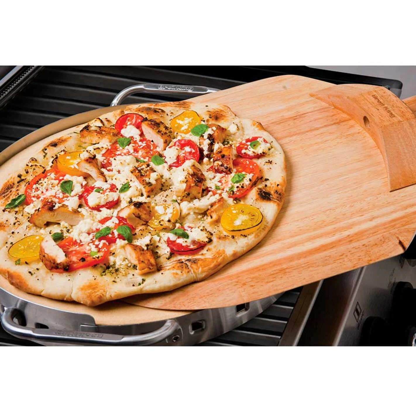Set Pierre à Pizza ⌀ 33 Cm + Pelle - Broil King 7 Set Pierre à Pizza ⌀ 33 Cm + Pelle - Broil King – Image 5