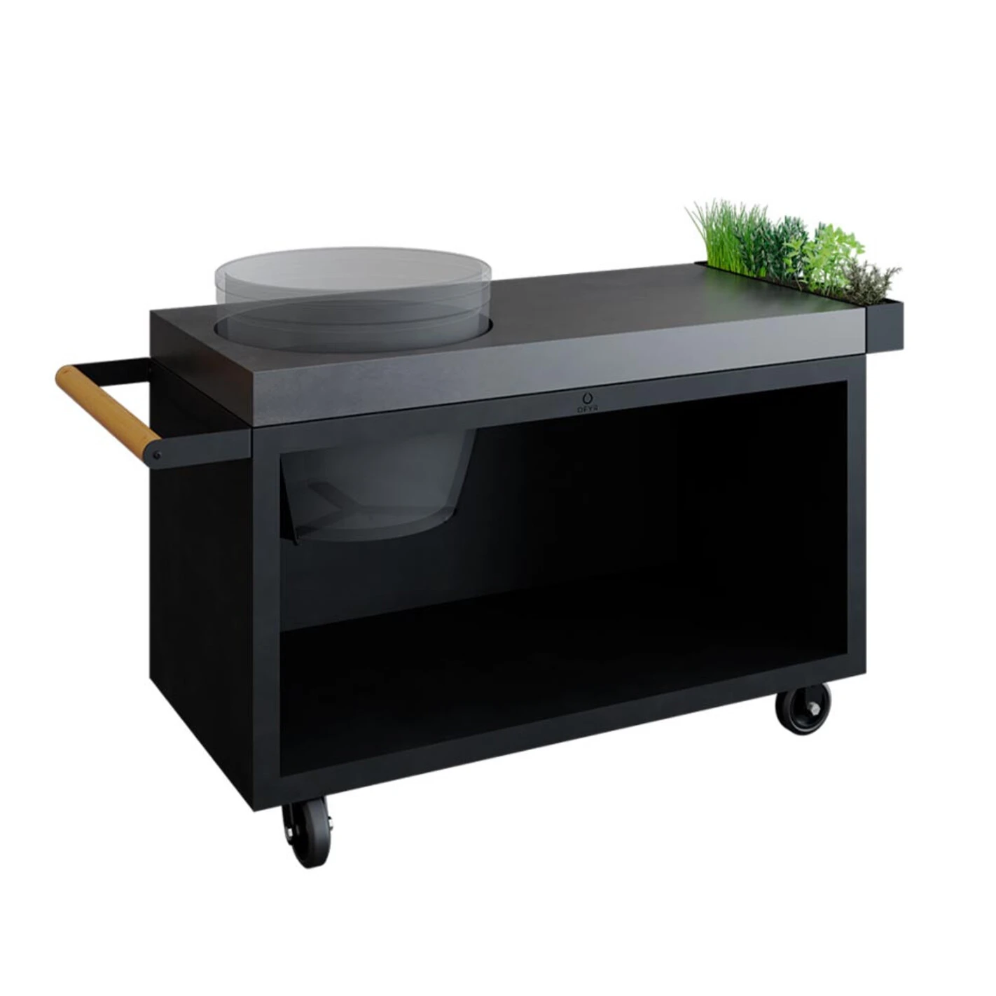 Table 135 Island Noire Et Béton Barbecue Kamado The Bastard - Ofyr 3 Table 135 Island Noire Et Béton Barbecue Kamado The Bastard - Ofyr