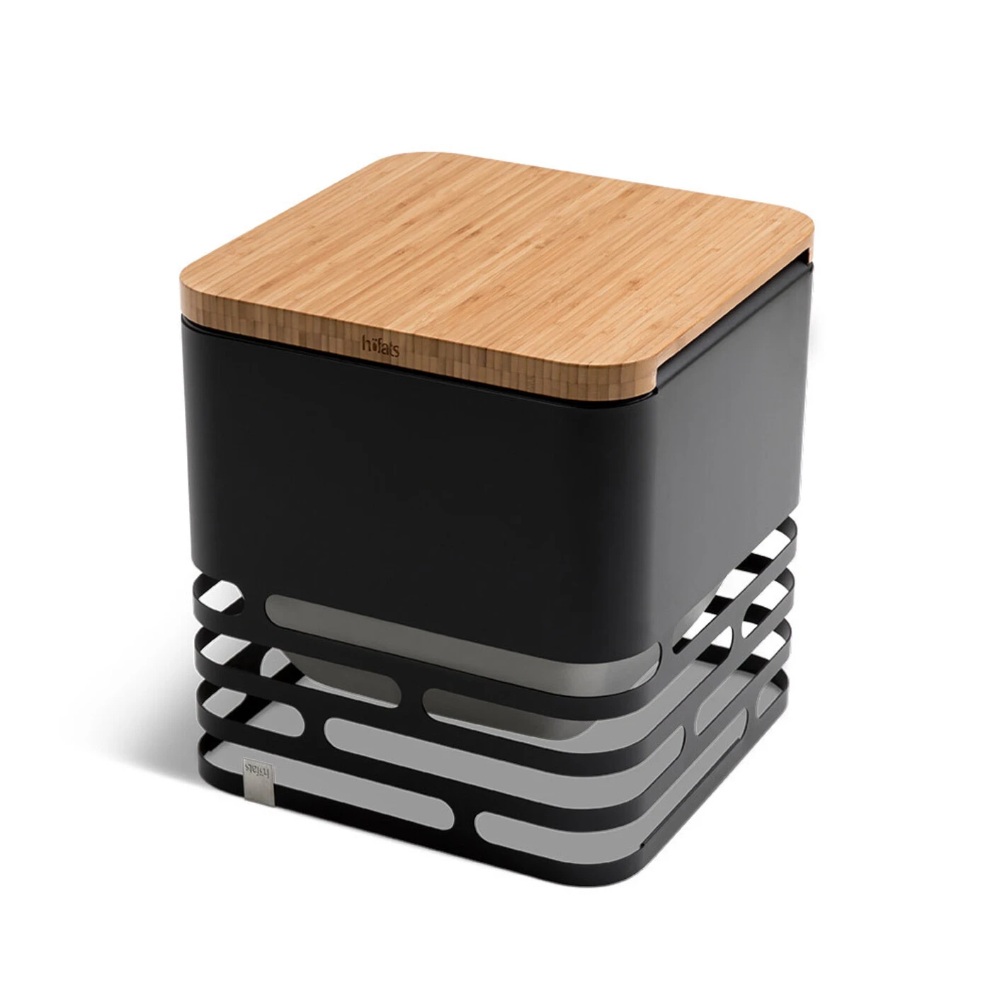 Tablette Pour Brasero Cube En Bambou - Höfats 4 Tablette Pour Brasero Cube En Bambou - Höfats – Image 2