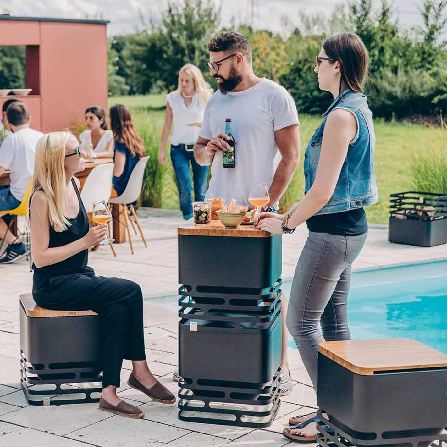 Tablette Pour Brasero Cube En Bambou - Höfats 10 Tablette Pour Brasero Cube En Bambou - Höfats – Image 8