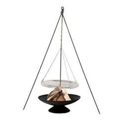 ESSCHERT DESIGN Trepied Acier Noir 160 Cm -Équipement De Barbecue trepied acier noir 160 cm 8714982107955 2